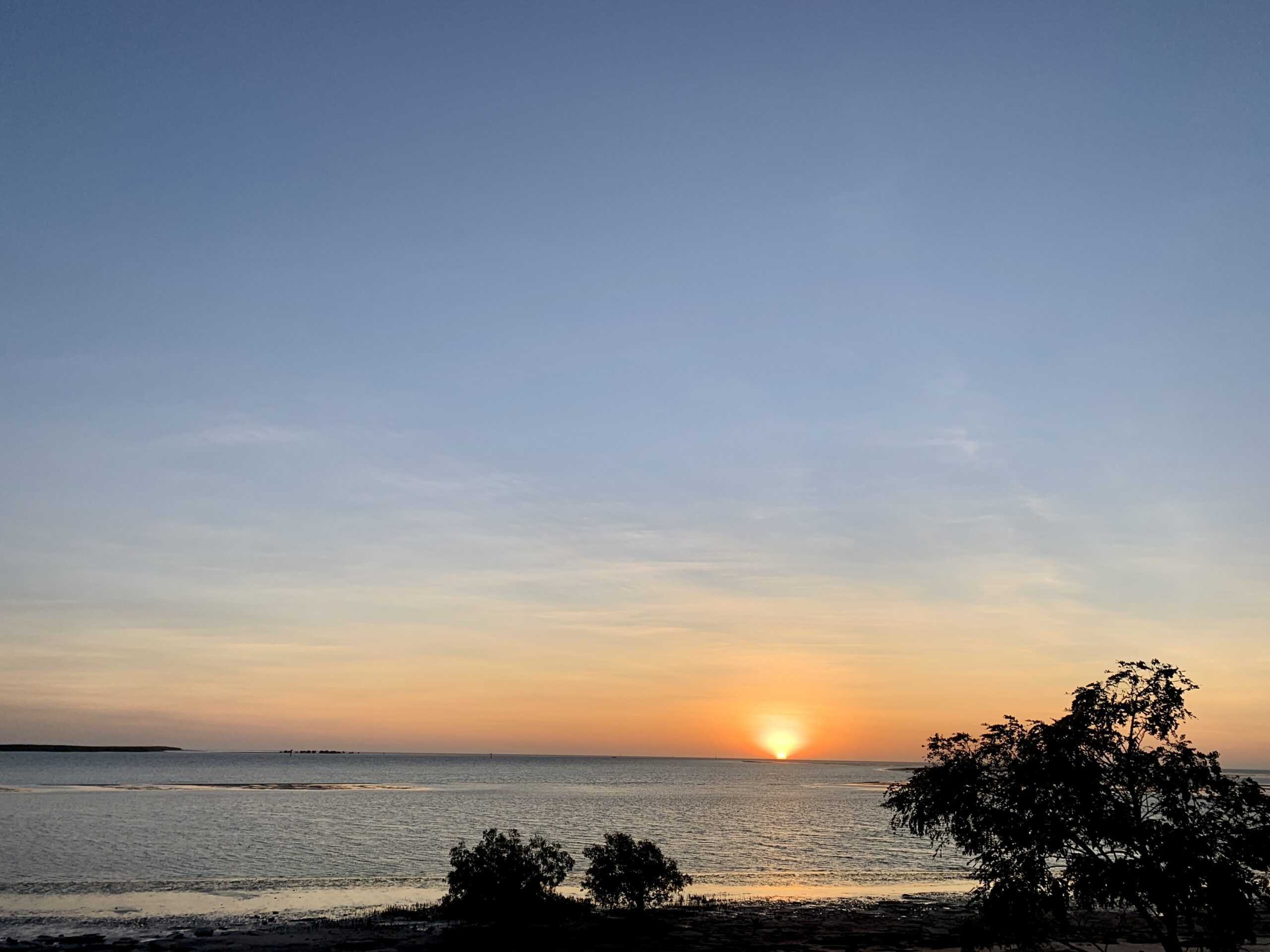 Stair way to heaven sunset